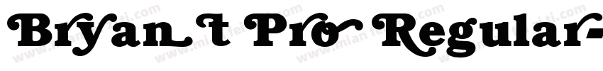 Bryant Pro Regular字体转换